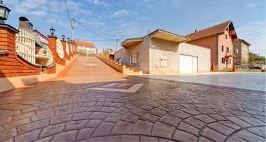 Stamped Concrete Driveway