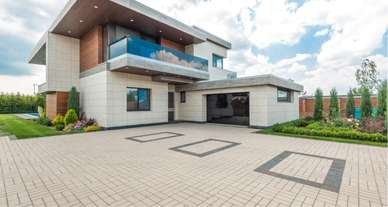 Tumbled Concrete Driveway