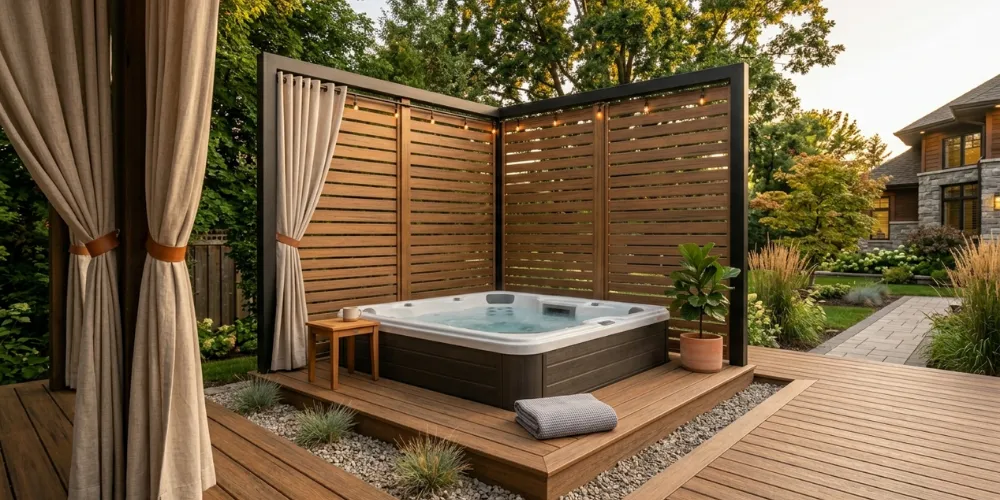 Corner Nook with Screening