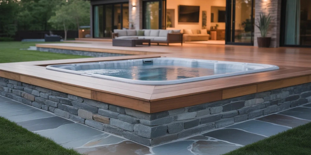 Deck + Stone Surround Combo