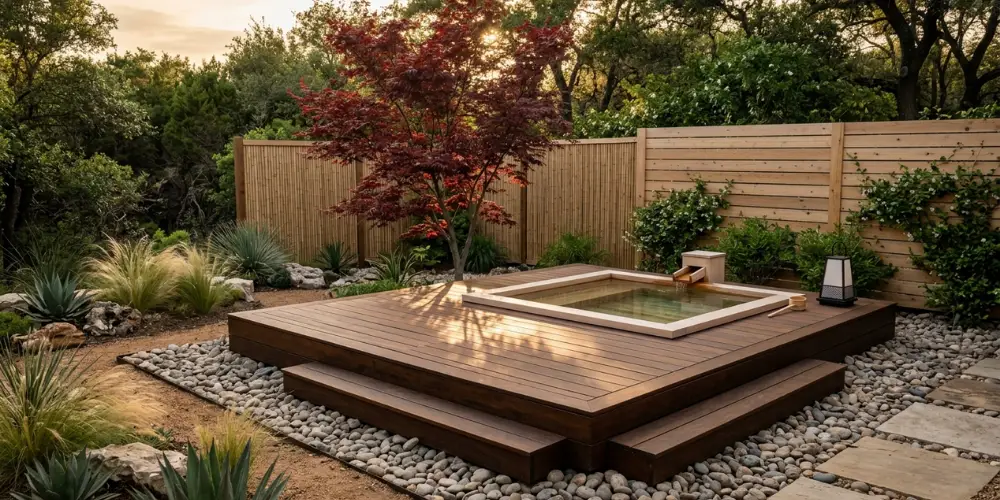 Japanese Zen Soaking Deck