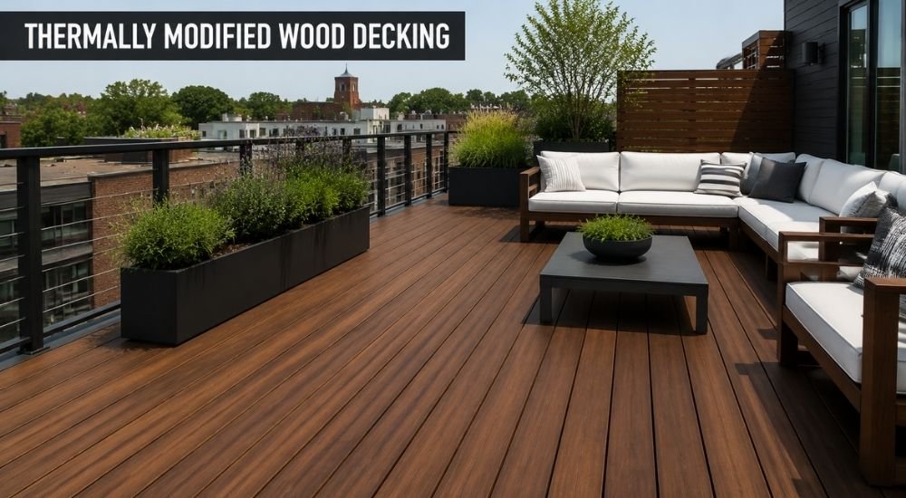 Thermally Modified Wood Decking