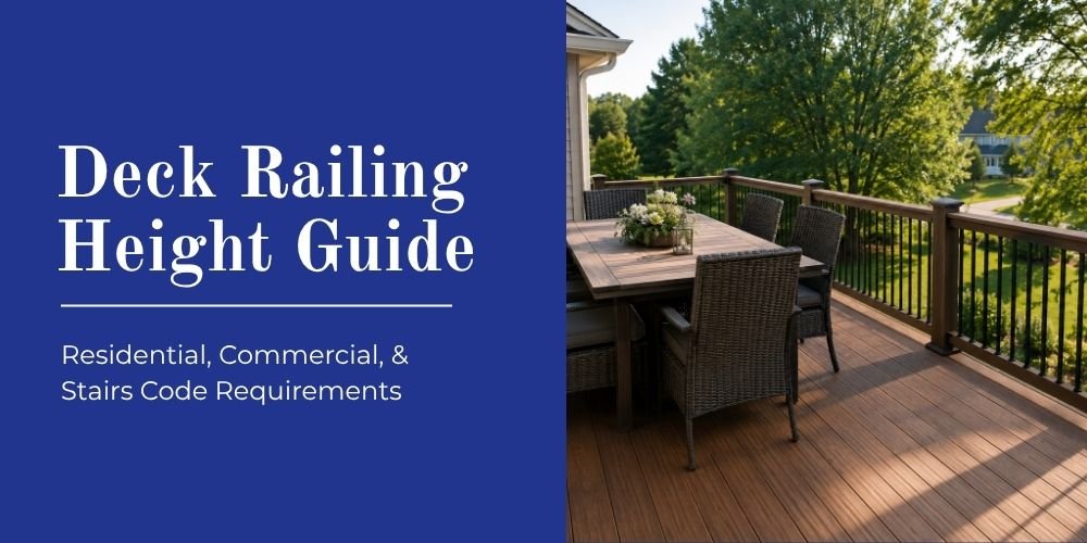 Deck Railing Height Code How High Does It Need to Be (2026 Guide)
