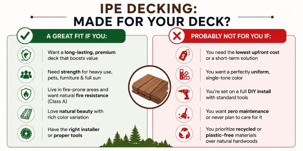 Pros and Cons of Ipe Decking
