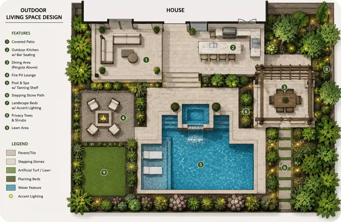 We Build Custom Outdoor Living Spaces in San Antonio That Actually Get Used